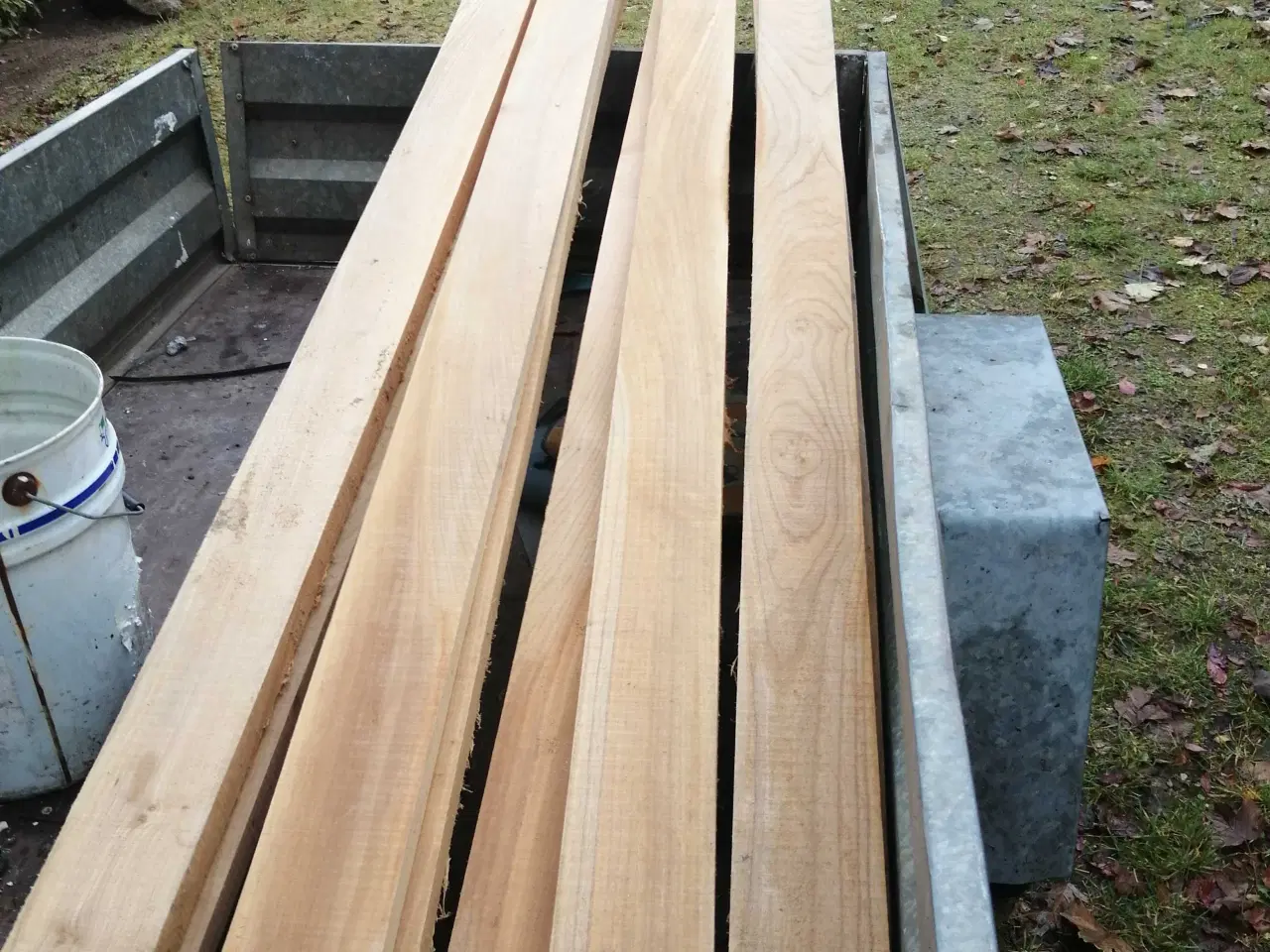 Billede 2 - Elm Brædder / planker 32 x 110 mm