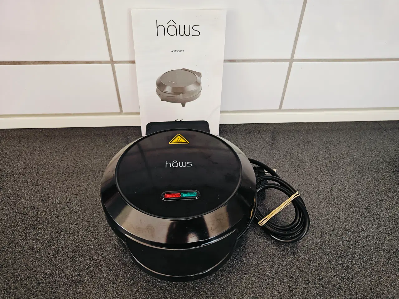 Billede 1 - Hâws WM1000 Amager Boble vaffeljern 1000W