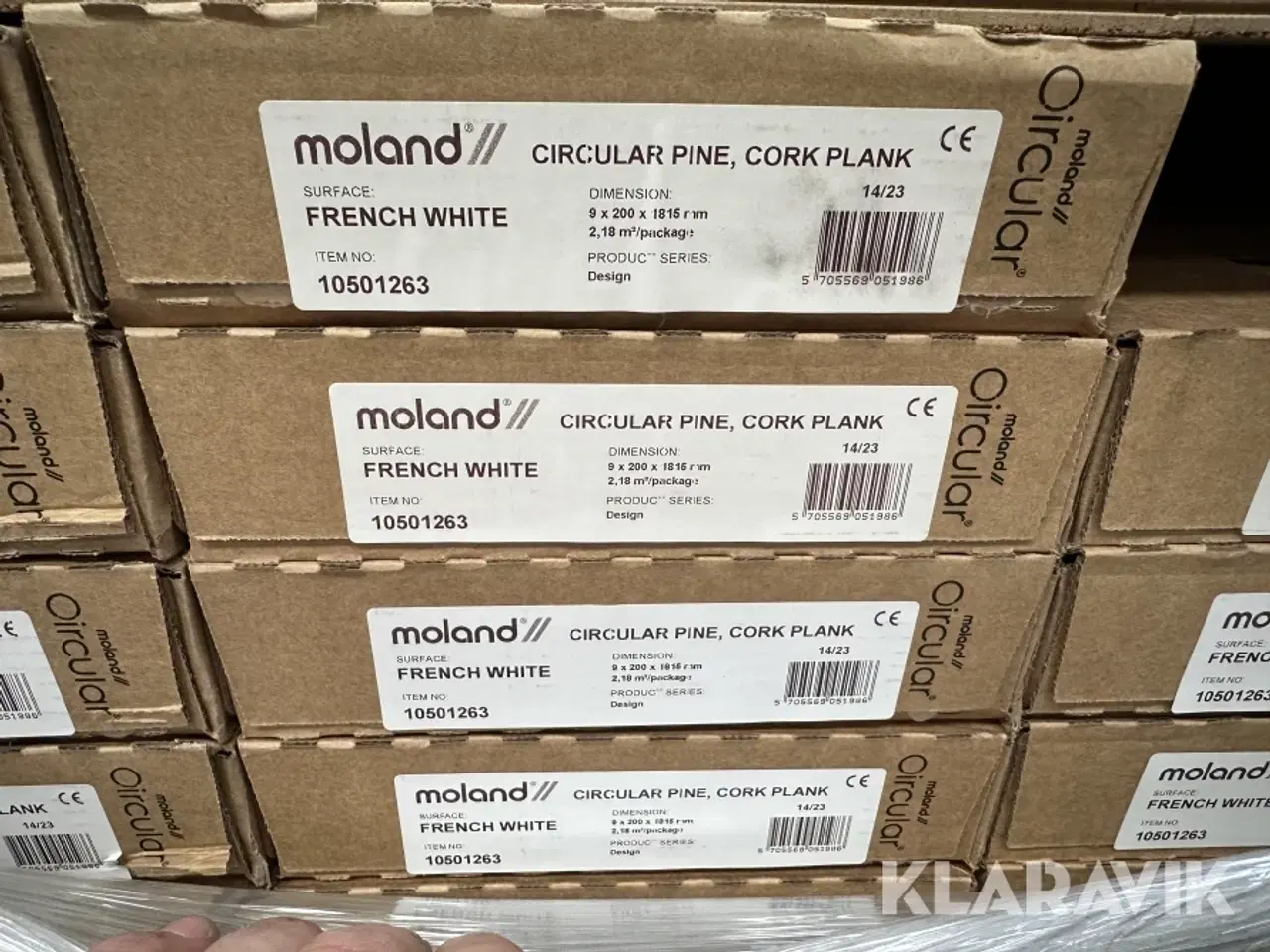 Billede 7 - Plankegulv Moland Oak Cork French White – 104,64 m²