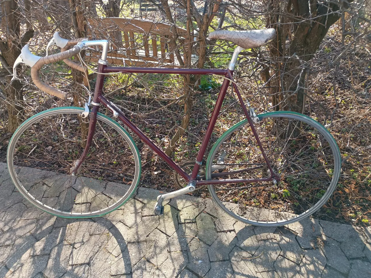 Billede 1 - Columbus ramme med Campagnolo udstyr.