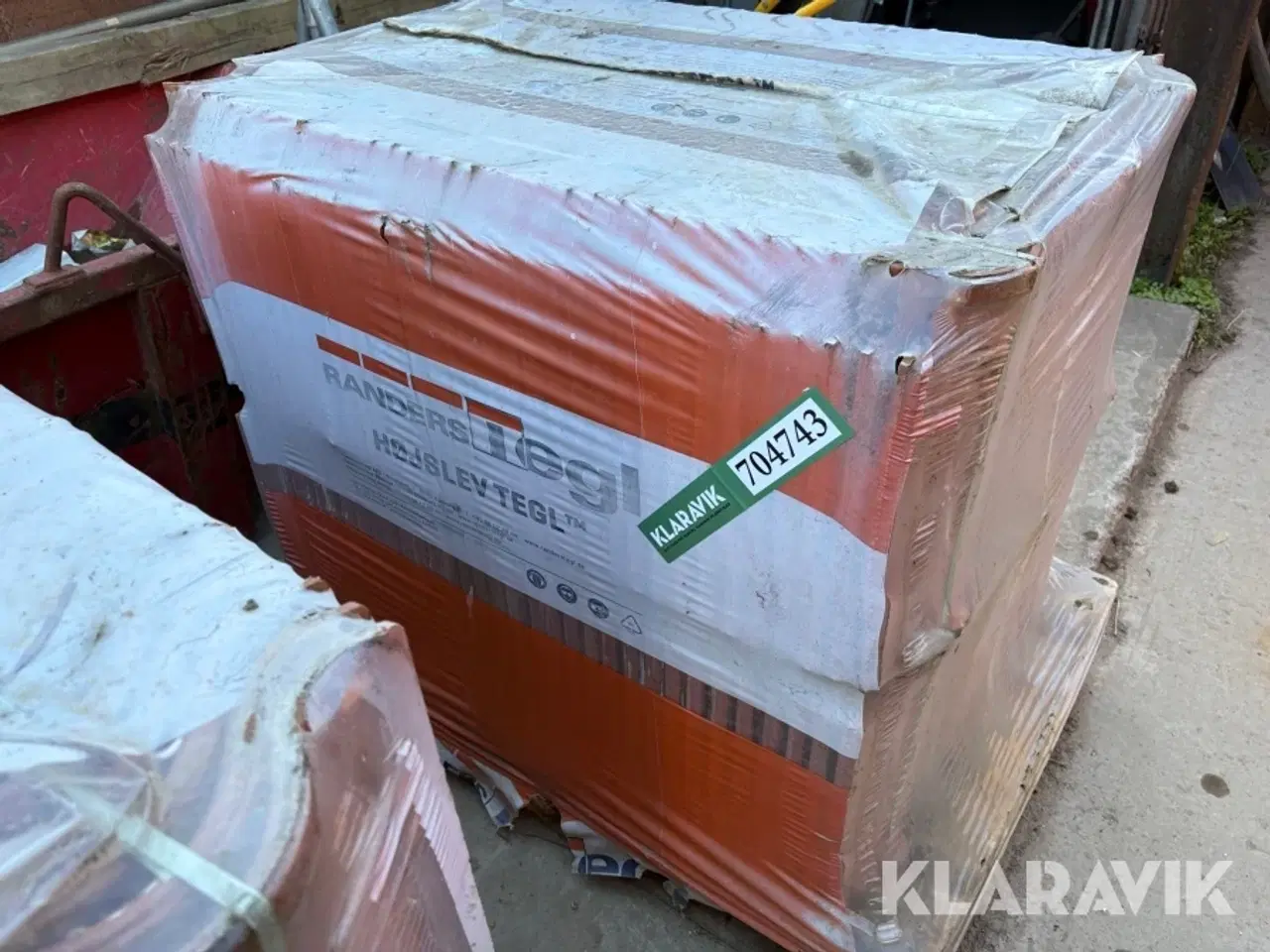 Billede 2 - Tagsten Randers Tegl Hillerød fals vingetegl 210 styk 2 paller