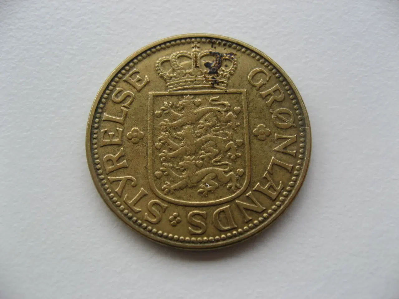 Billede 2 - Grønland Variant flot 1 kr 1926 4.3-H1