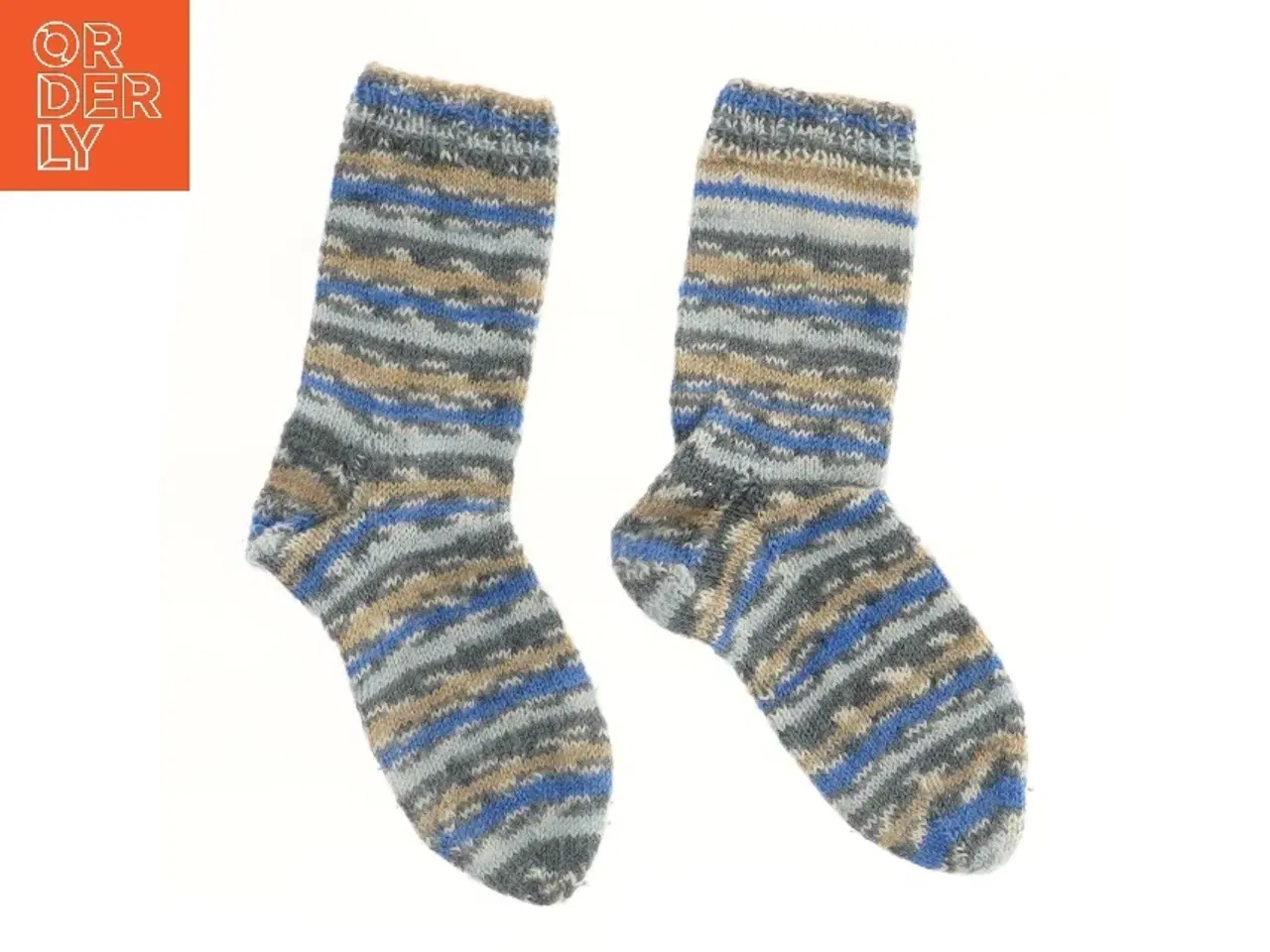 Billede 2 - Strikkede sokker (str. 32 cm)