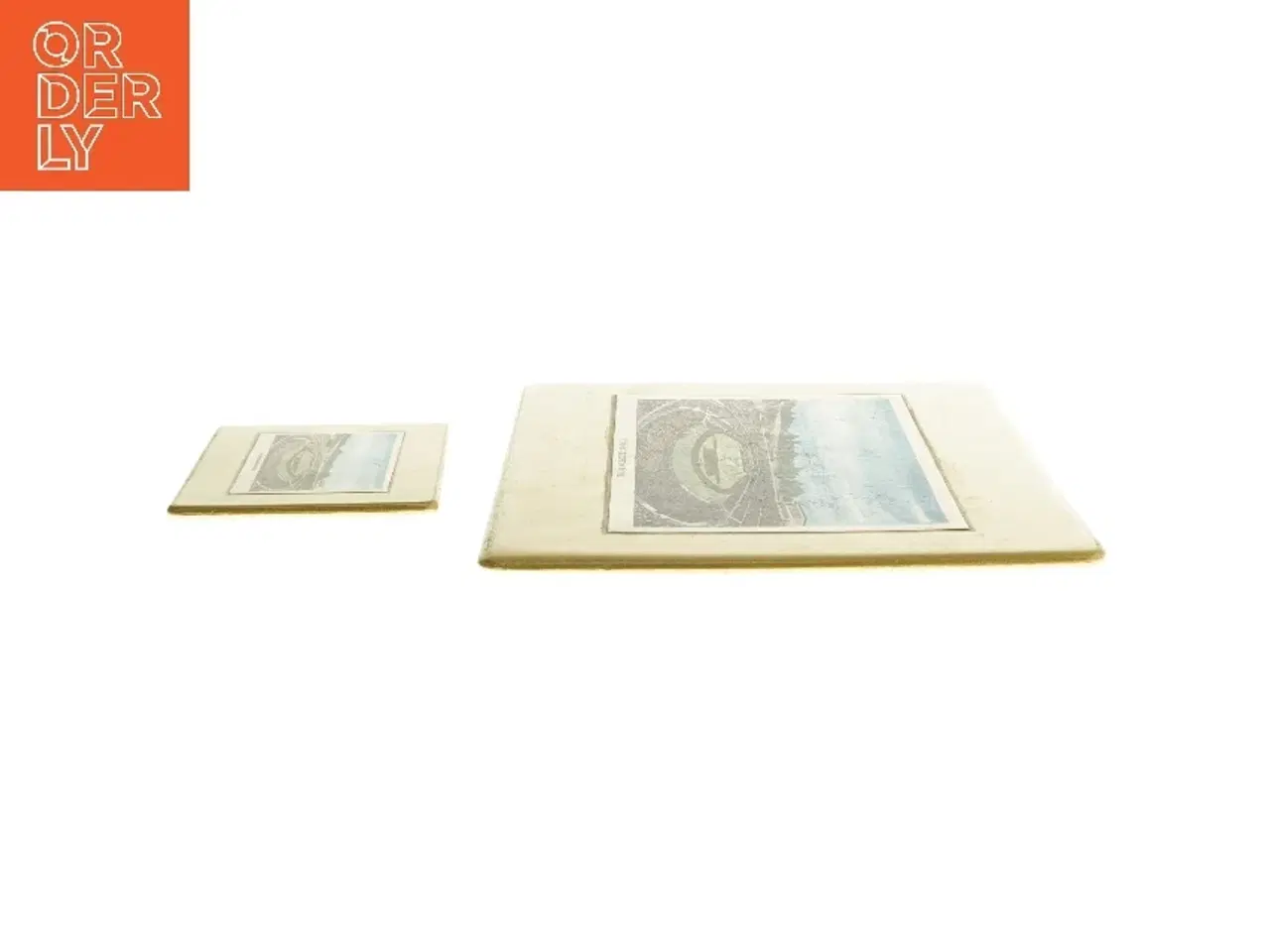 Billede 2 - Vintage bordskånere (str. 19,5x23,5 og 9x11 cm)