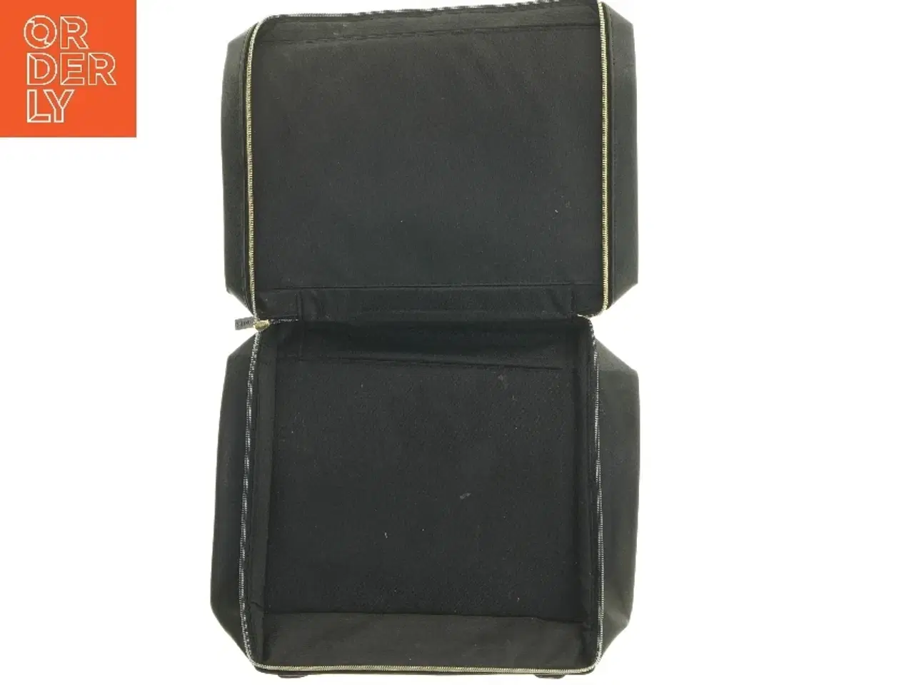 Billede 2 - Rektangulær stor make-up pung med lynlåse (str. 35x30,5 cm)