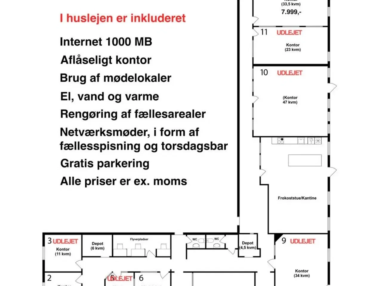 Billede 13 - Kontorhotel i Holbæk