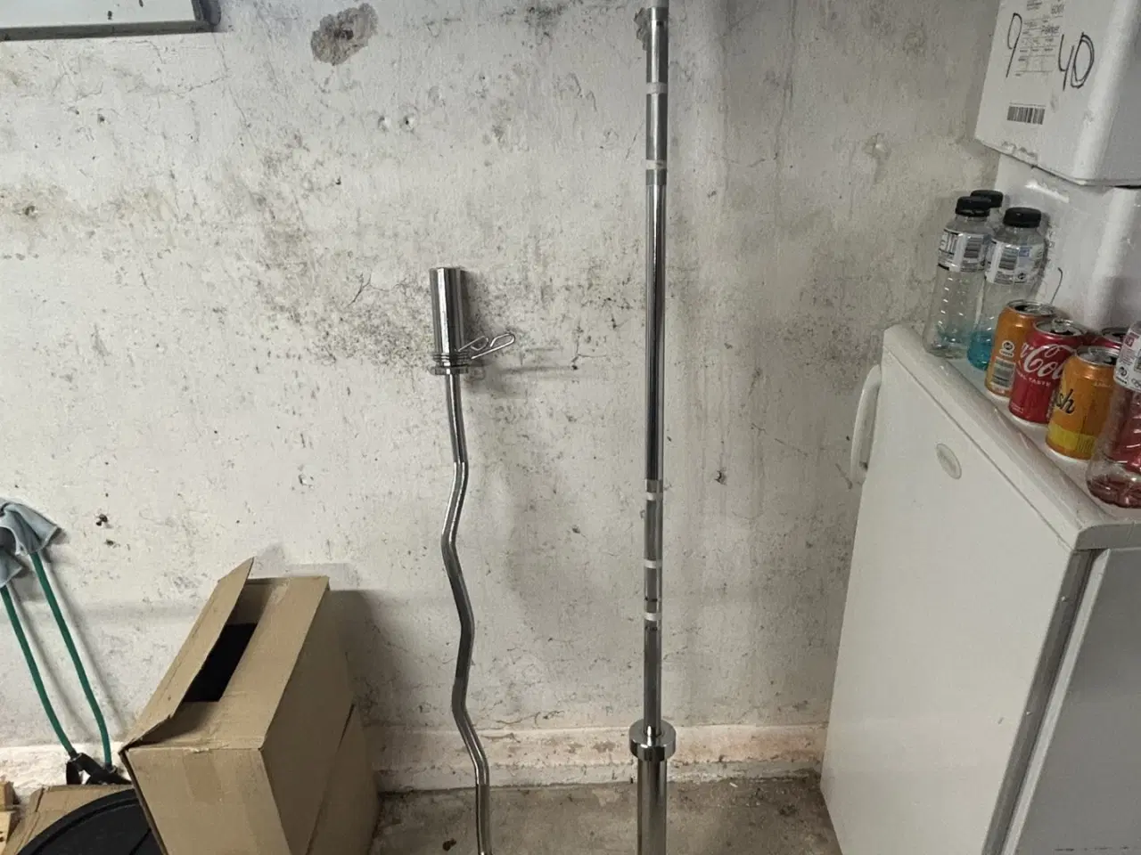 Billede 4 - Vægtskiver og vægtstang sælges