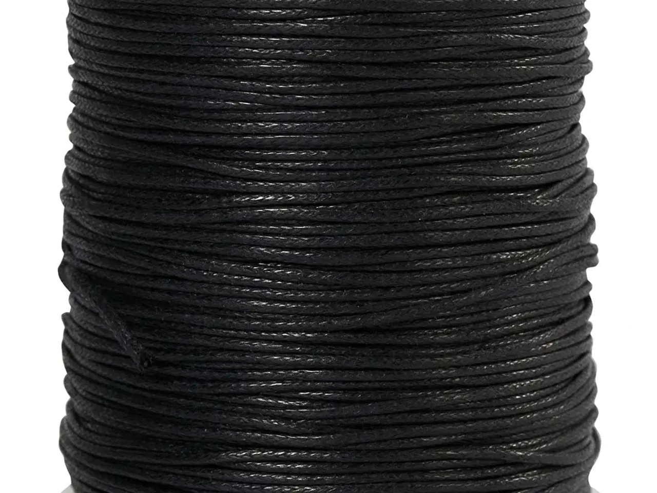 Billede 1 - Sort bomuldssnor 1 mm - 100 m til kreative projekter