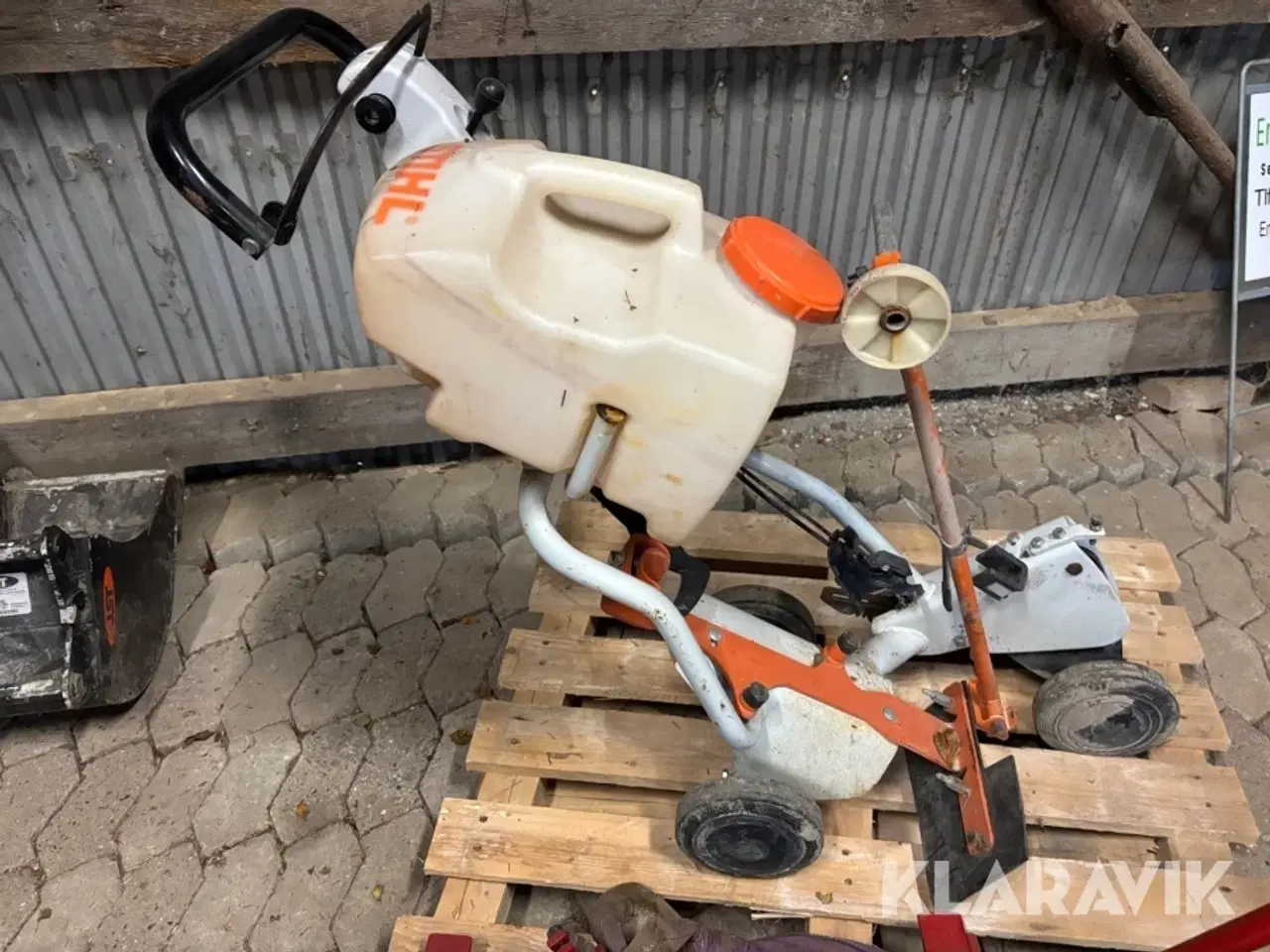 Billede 6 - Føringsvogn + fliseløfter Stihl FW 20