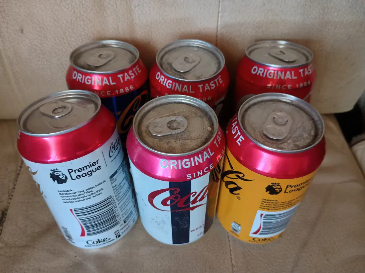 Billede 2 - Coca Cola, 6 Premier League dåser