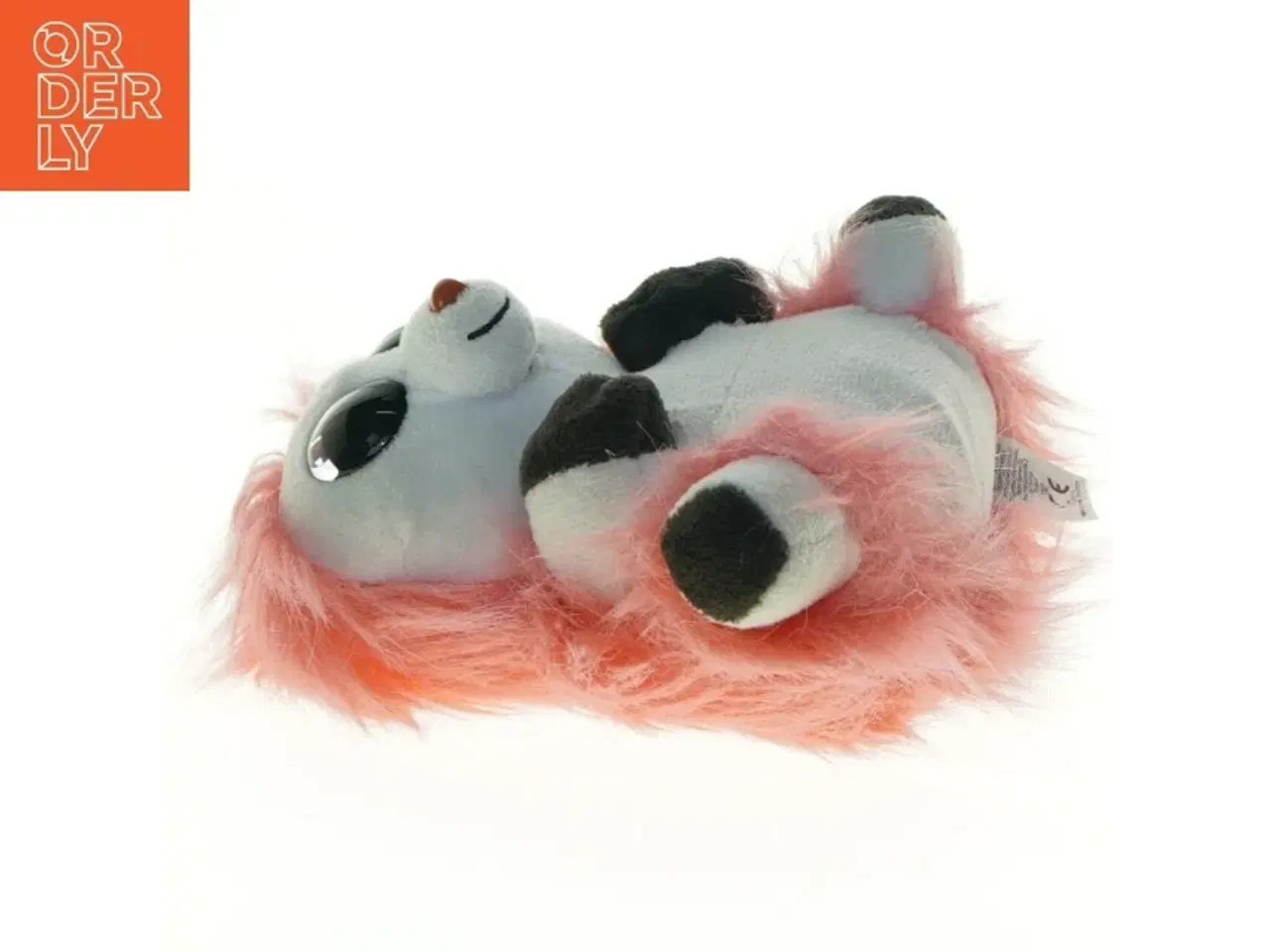 Billede 3 - Lyserødt tøjdyr, abe (str. 15 x 13 cm)