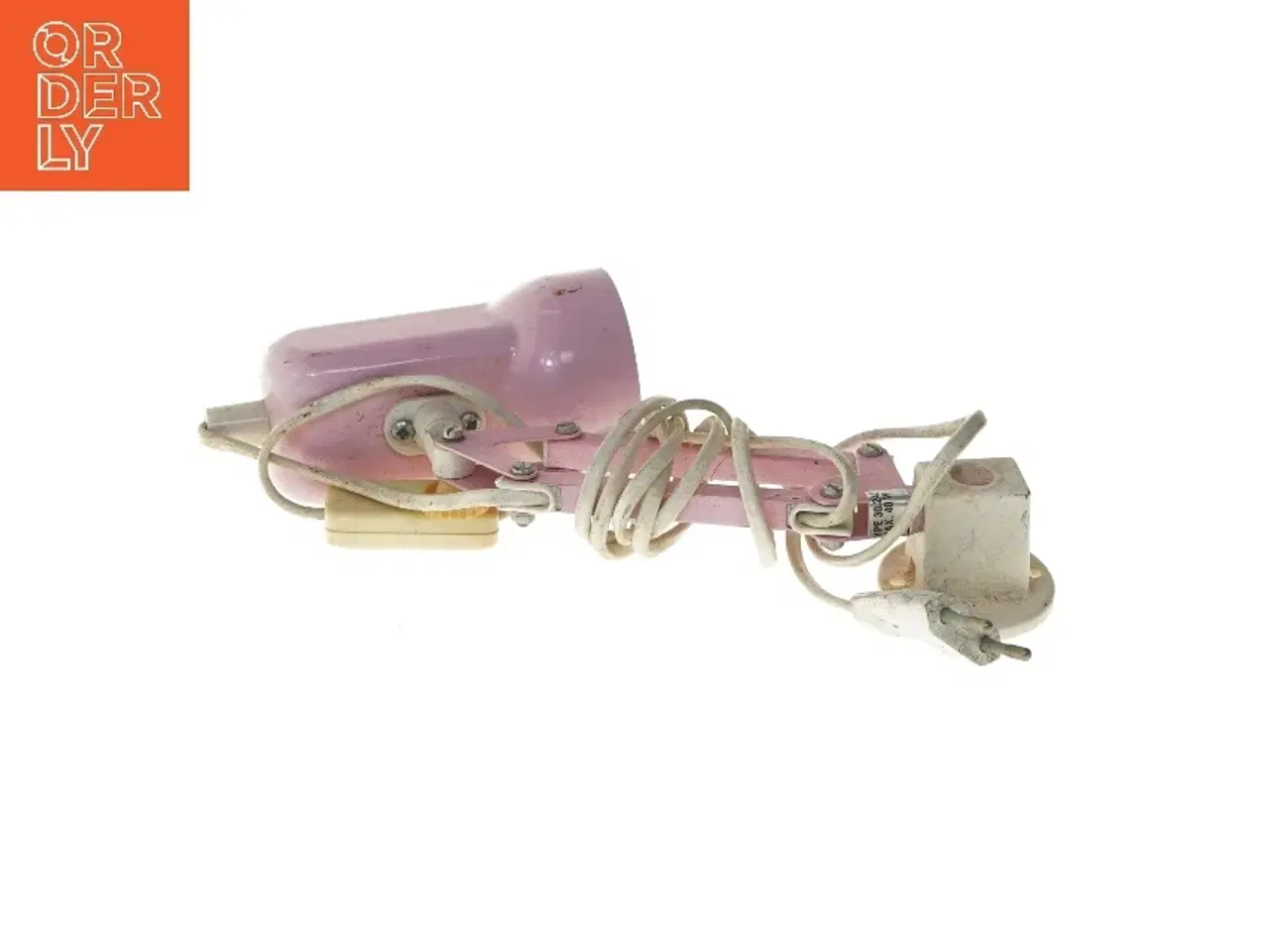 Billede 4 - Lyserød bordlampe (str. 29 cm)