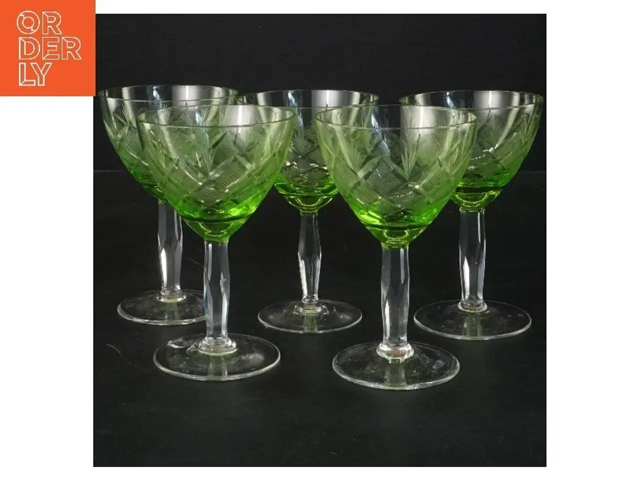 Billede 1 - Lyngby Wien Antik drikkeglas, hvidvin