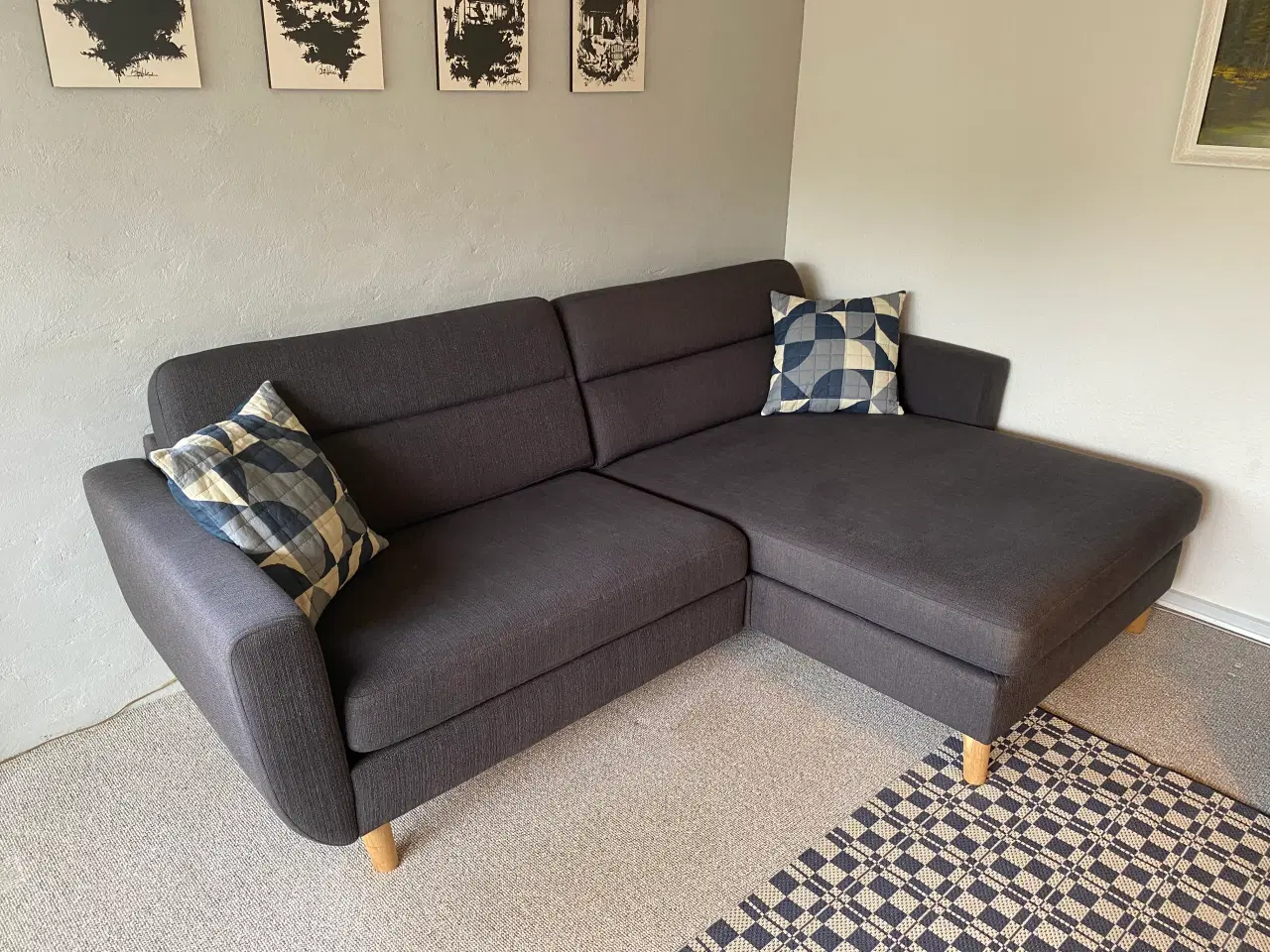 Billede 1 - Sofa med chaiselong