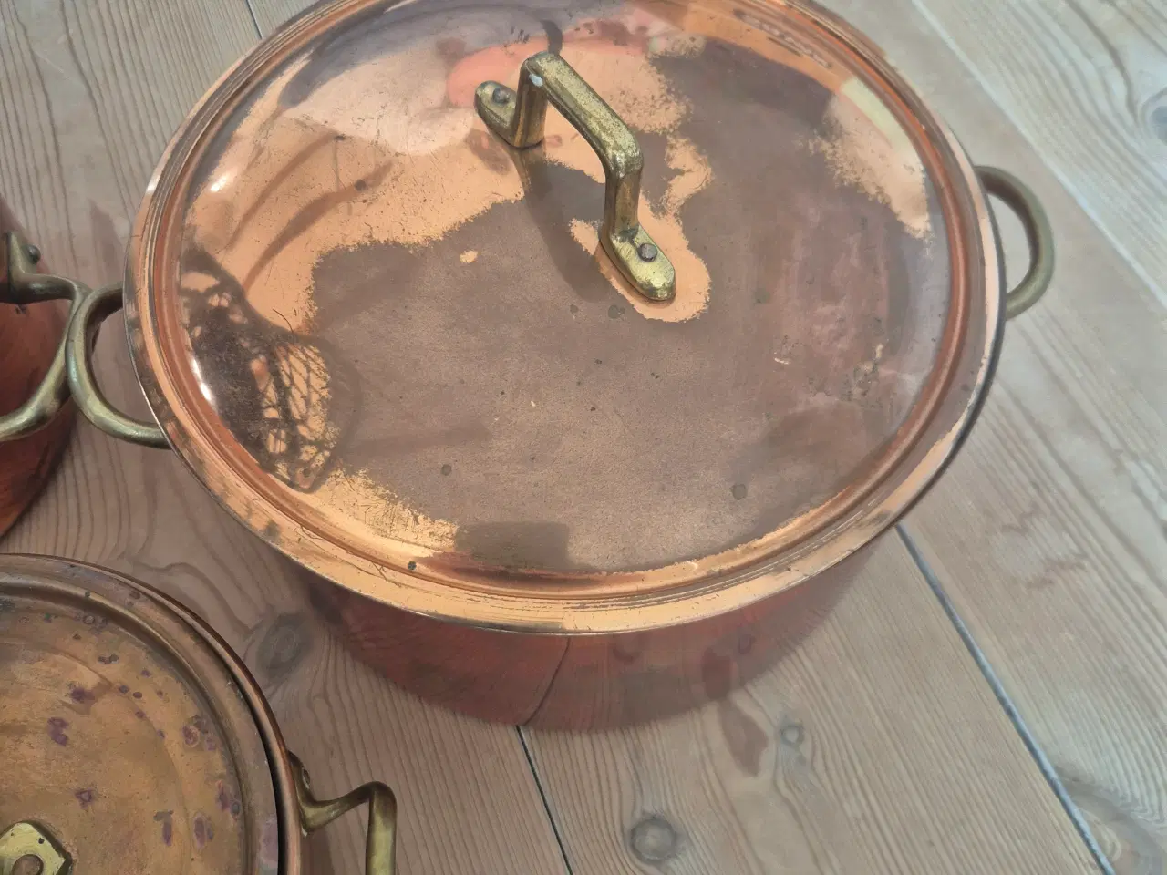 Billede 2 - Kobbergryder 3 stk
