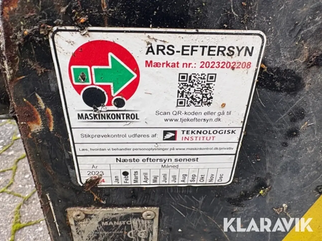 Billede 6 - Kranarm Manitou P600 MT