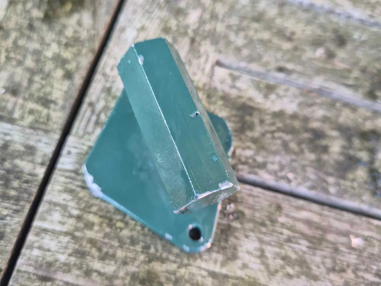 Billede 11 - To forskellige, men matchende grønne væglamper