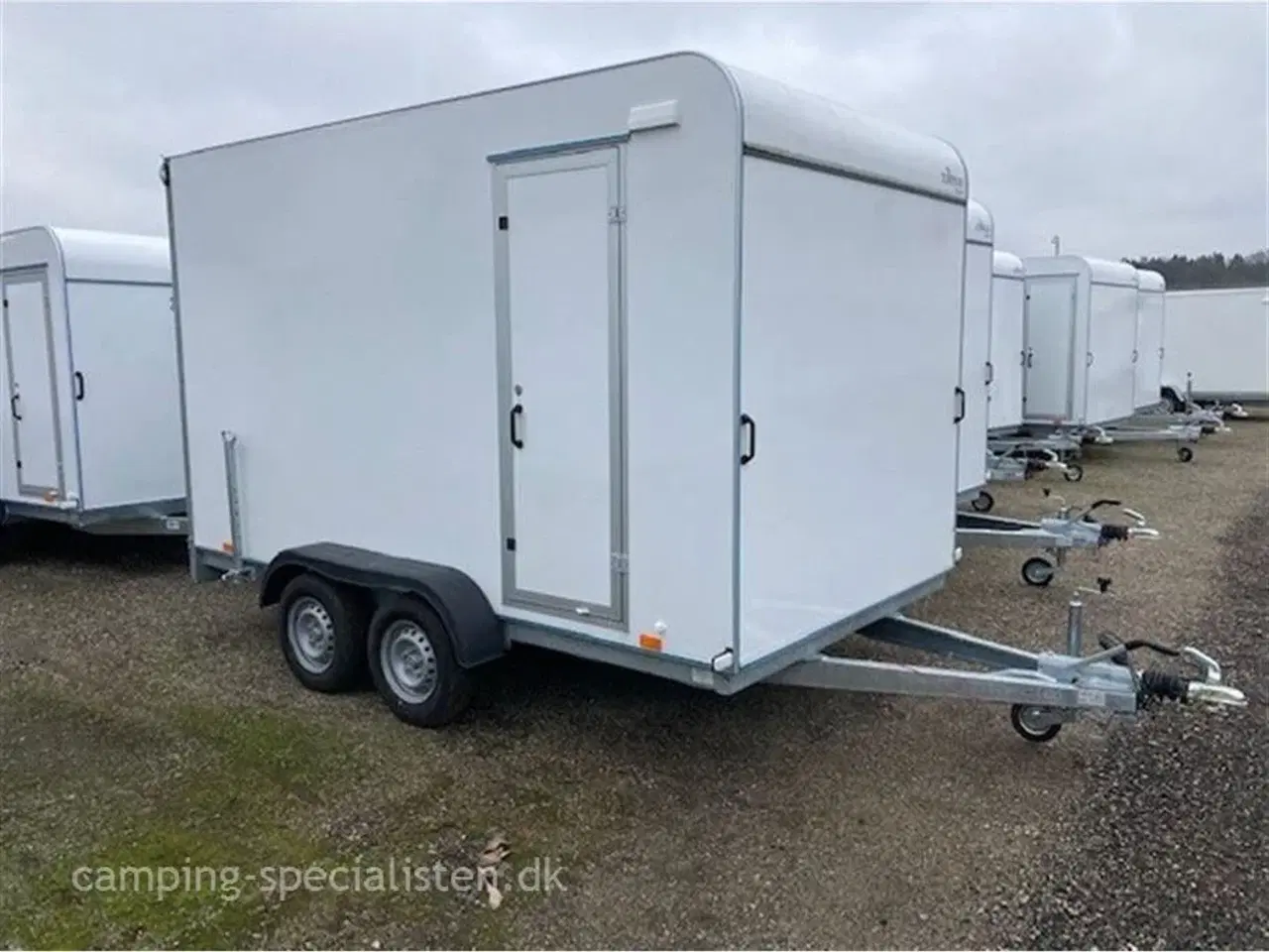 Billede 1 - 2024 - Selandia Tomplan TP 420 TFD Cargo tralier   Stor Cargo 420 trailer Tomplan Hos Camping-specialisten.dk Silkeborg