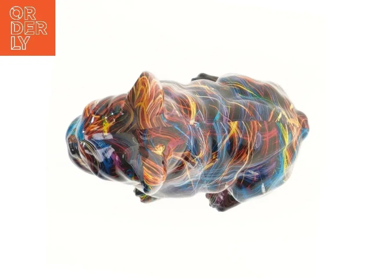 Billede 2 - Dekorativ hundefigur (str. 21 cm)