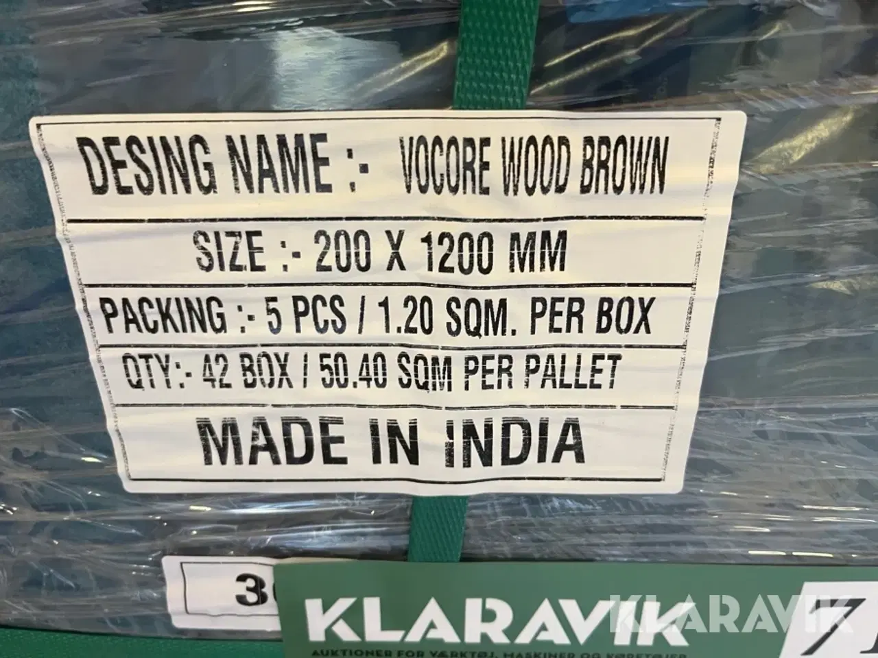 Billede 7 - Porcelæns fliser Vocore Wood Brown med træ struktur