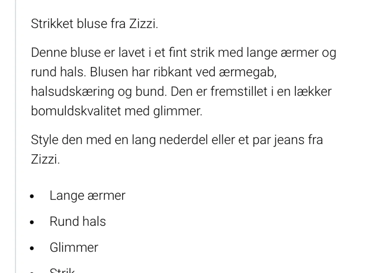 Billede 5 - Ny zizzi strik bluse