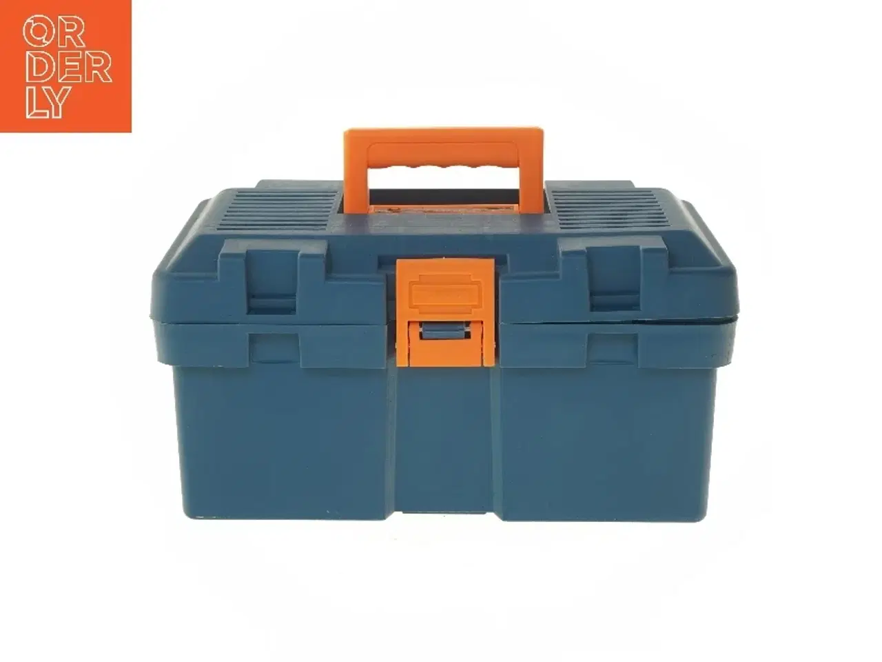 Billede 1 - Legetøjsværktøjssæt med værktøjskasse (str. 28x15x18 cm)