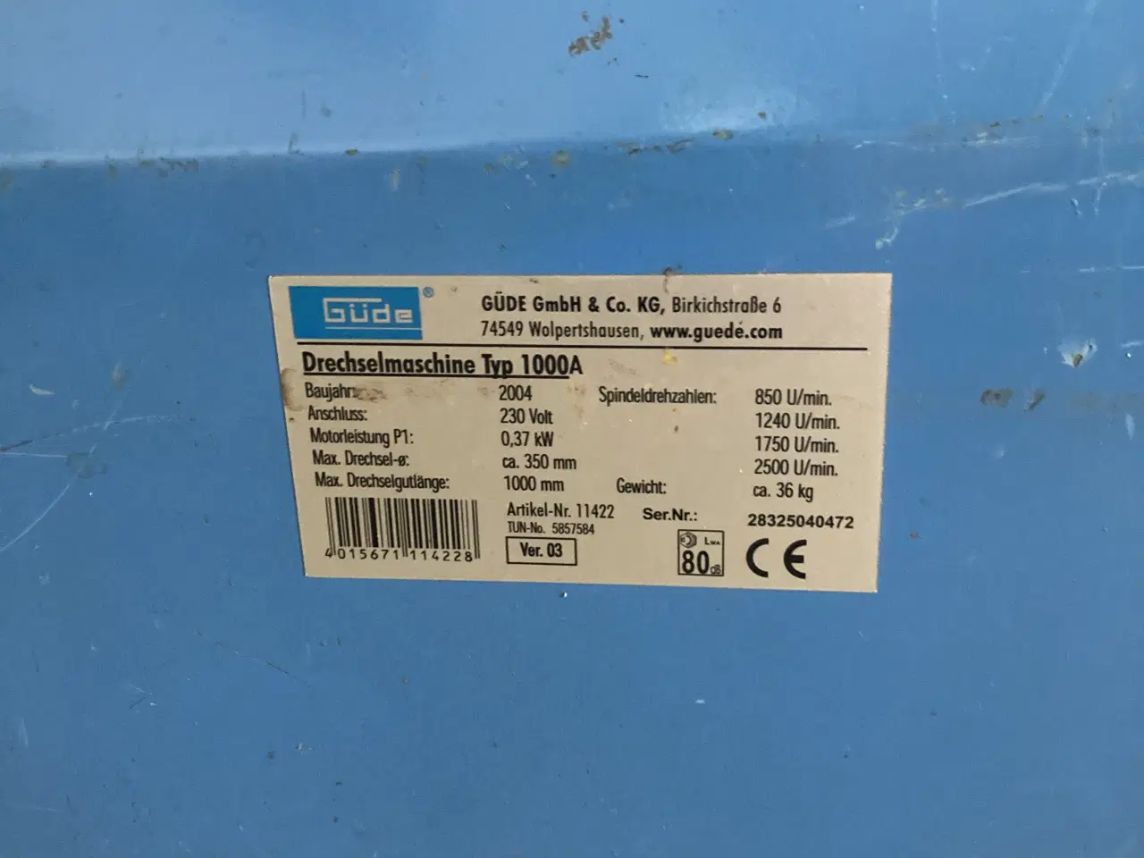 Billede 1 - Træ-drejebænk