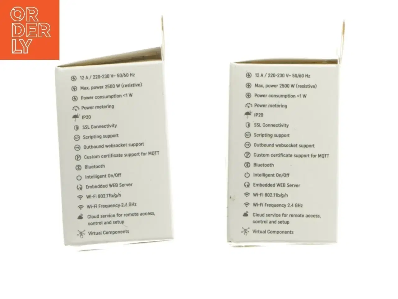 Billede 4 - 2 stk. Shelly Plug S, smart wifi og bluetooth stik fra Shelly (str. 7,5x5,5x5 cm)