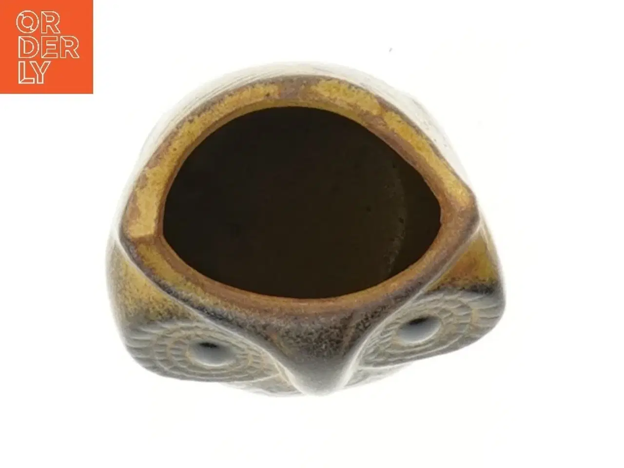 Billede 2 - Ugleformet keramikpotte/vase (str. 10 cm)