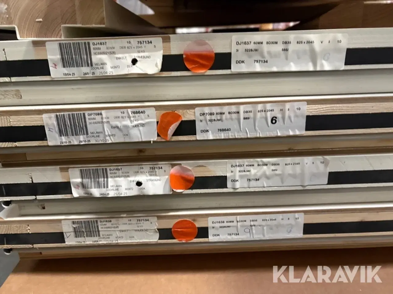 Billede 9 - Lot: døre og karme Swedoor 13 assorteret døre - 2 karme