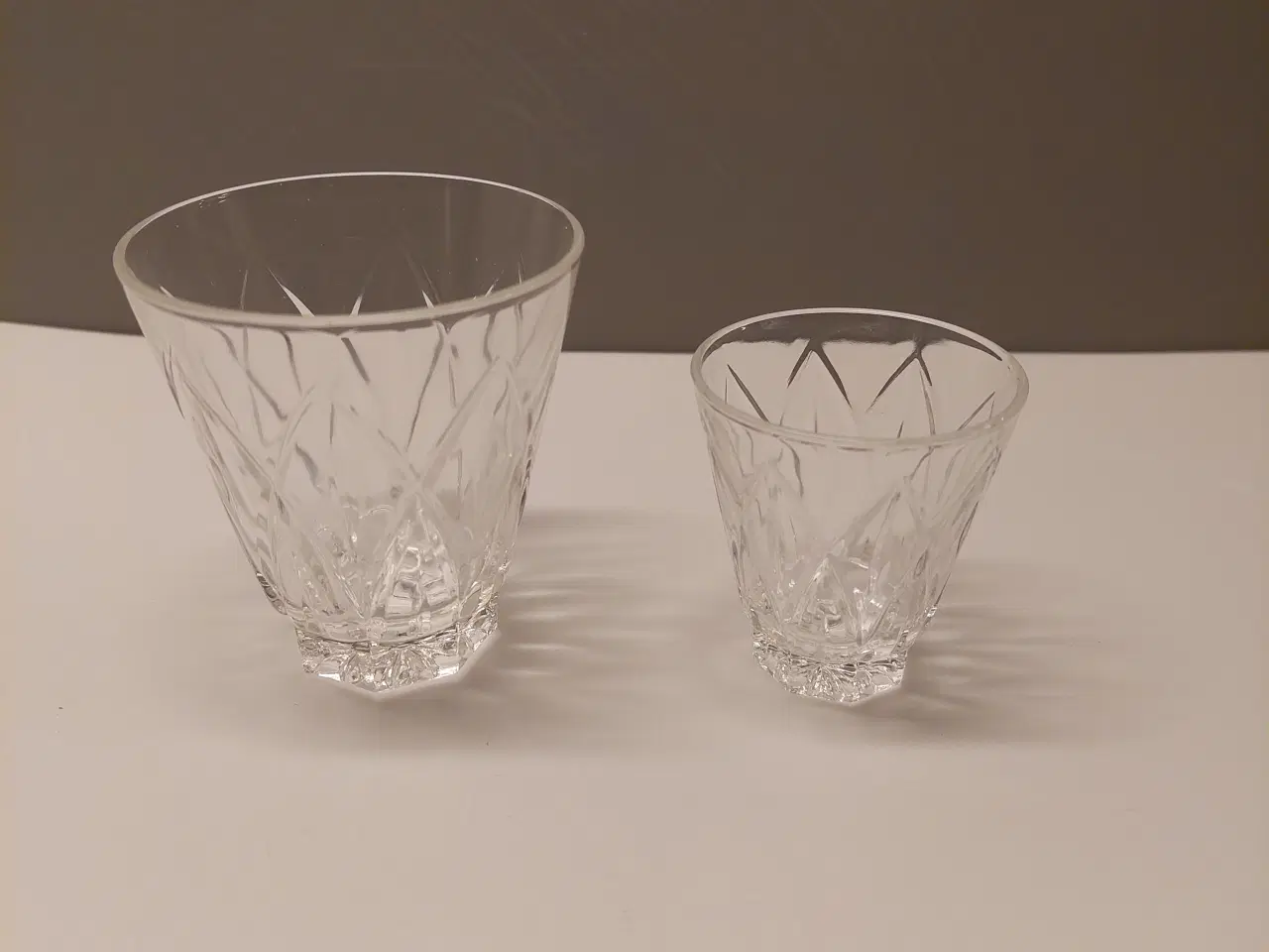 Billede 3 - Krystal glas. Franske Reims Harlekin.