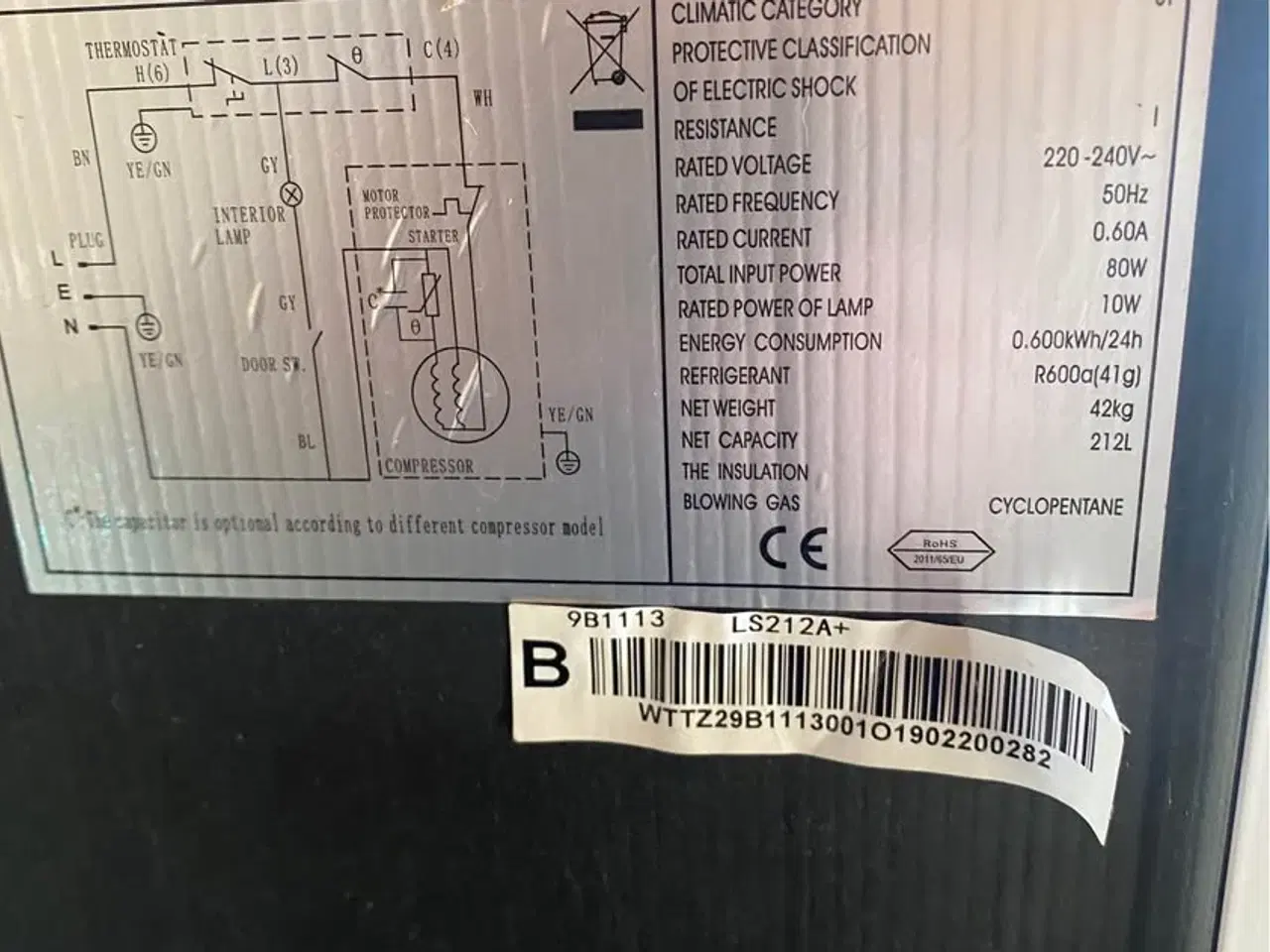 Billede 6 - Køle/fryseskab