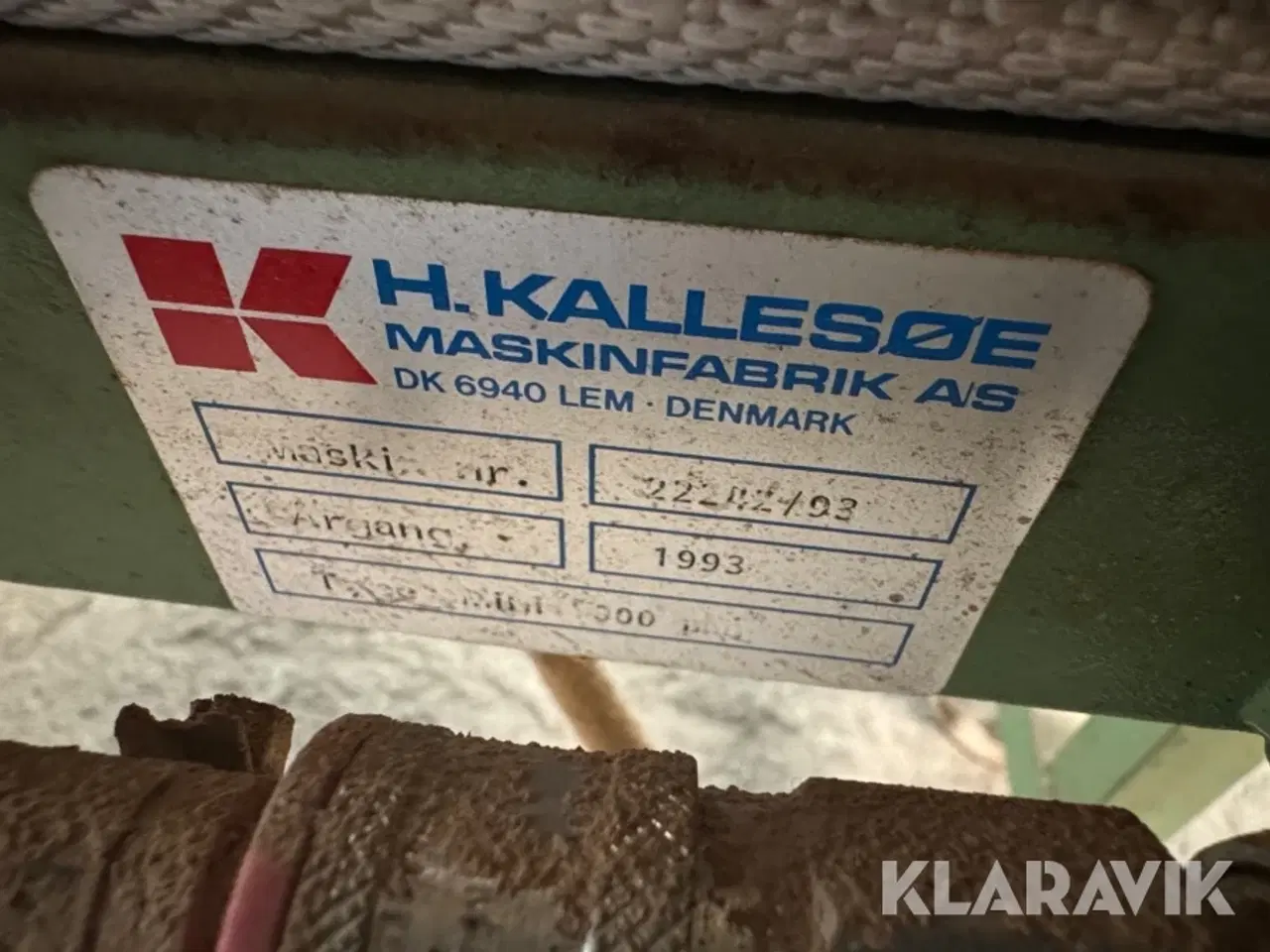 Billede 5 - Limpresser H.Kallesøe Mini 1000 mm