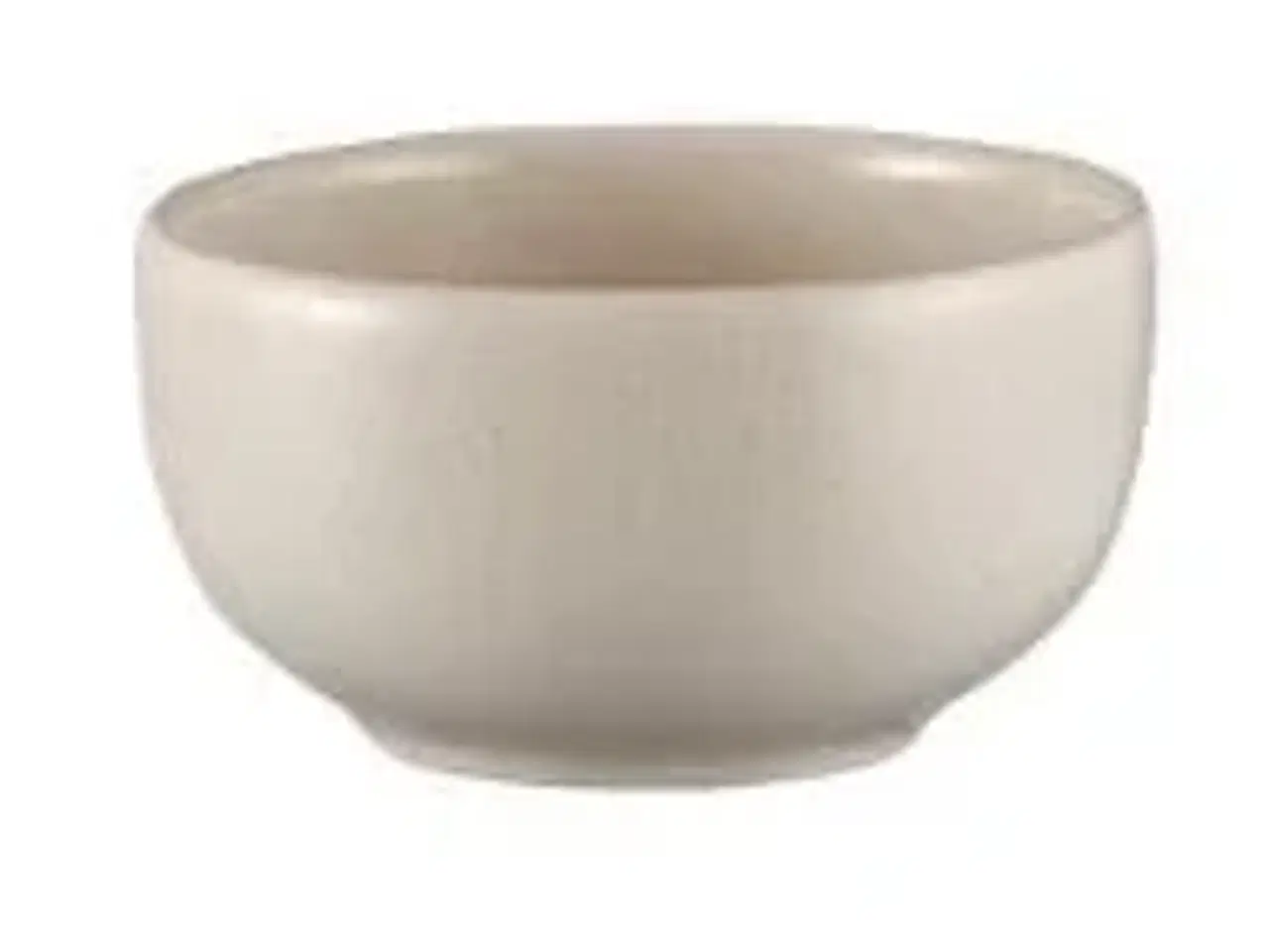 Billede 1 - 24 stk. Skål stentøj råhvid 110 mm Rustik