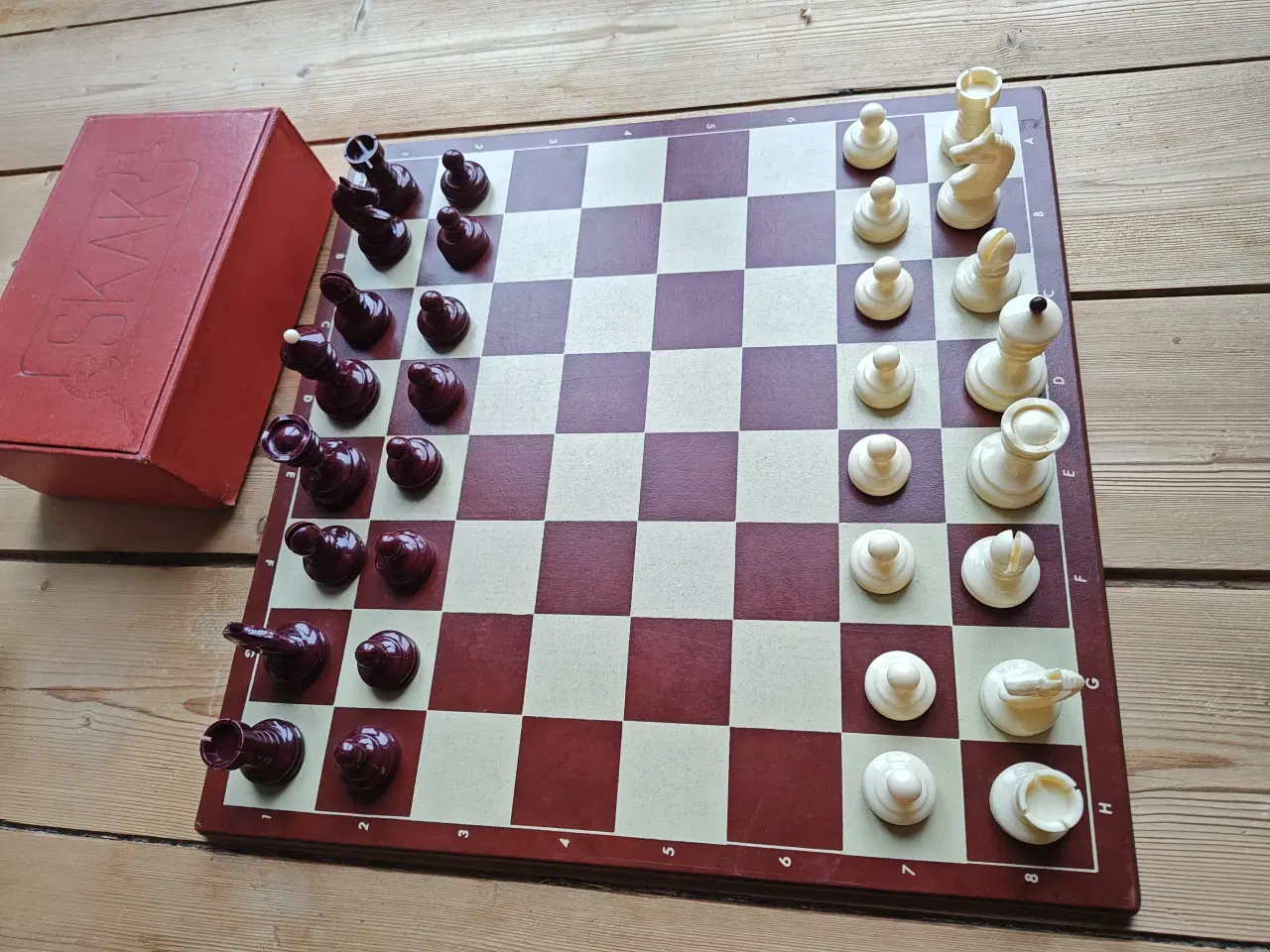 Billede 1 - STORT Skak Spil Brætspil