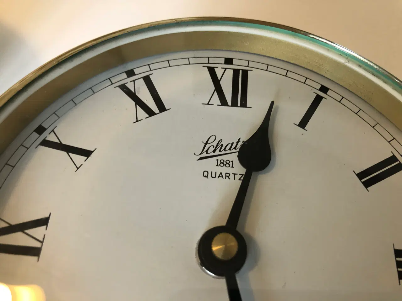 Billede 5 - Flot skibsur og barometer sæt i messing fra Schatz