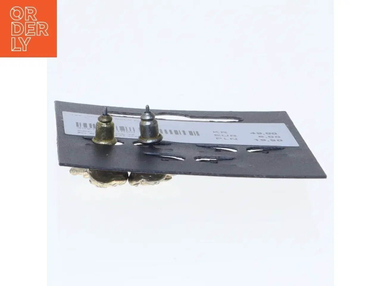 Billede 2 - Ørestikker med blomsterdesign fra Glitter (str. 1 cm)