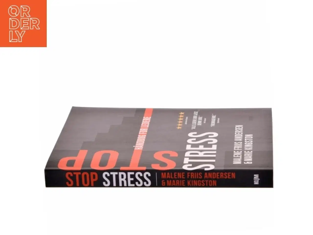 Billede 2 - Stop stress : håndbog for ledere af Marie Kingston (Bog)