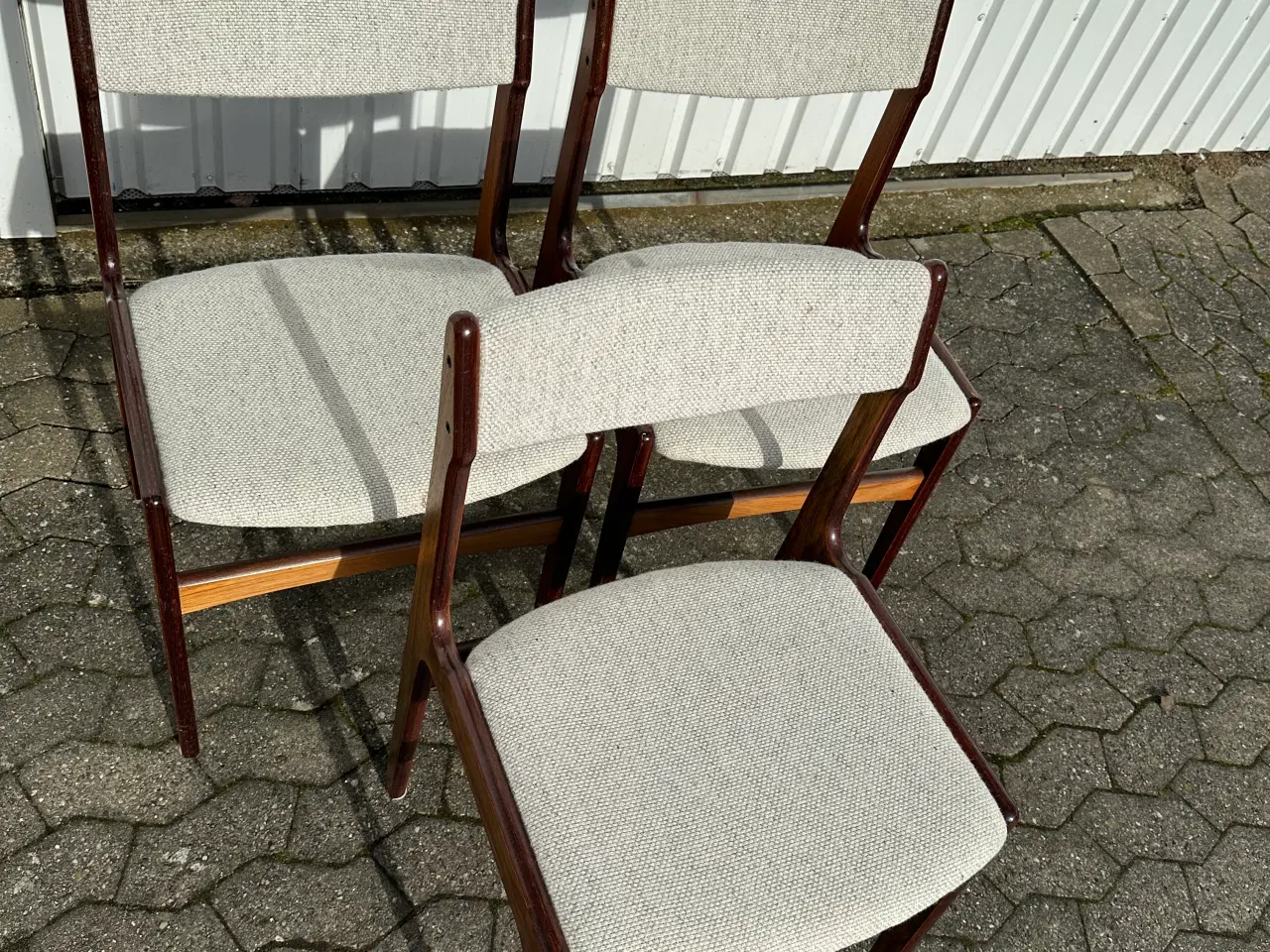 Billede 2 - 3 stk. flotte spisebordsstole i Palisander