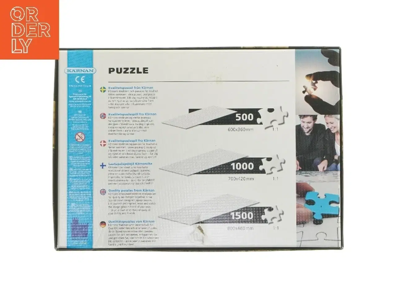 Billede 2 - Vasa skibet puslespil 1000 brikker fra Kärnan (str. 1000 brikker cm)