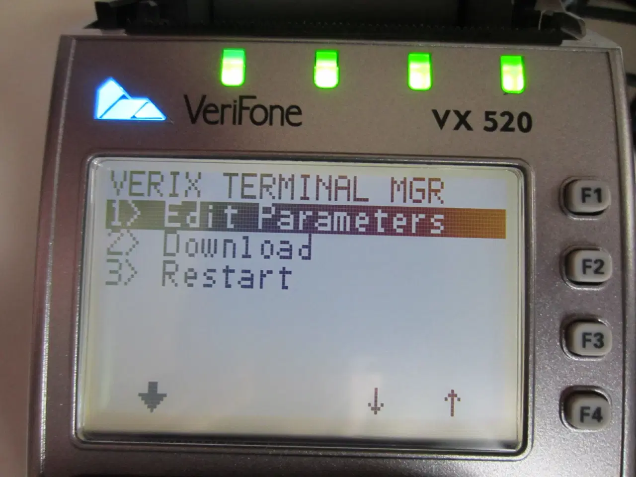 Billede 2 - Verifone VX520 betalingskort terminal med bon
