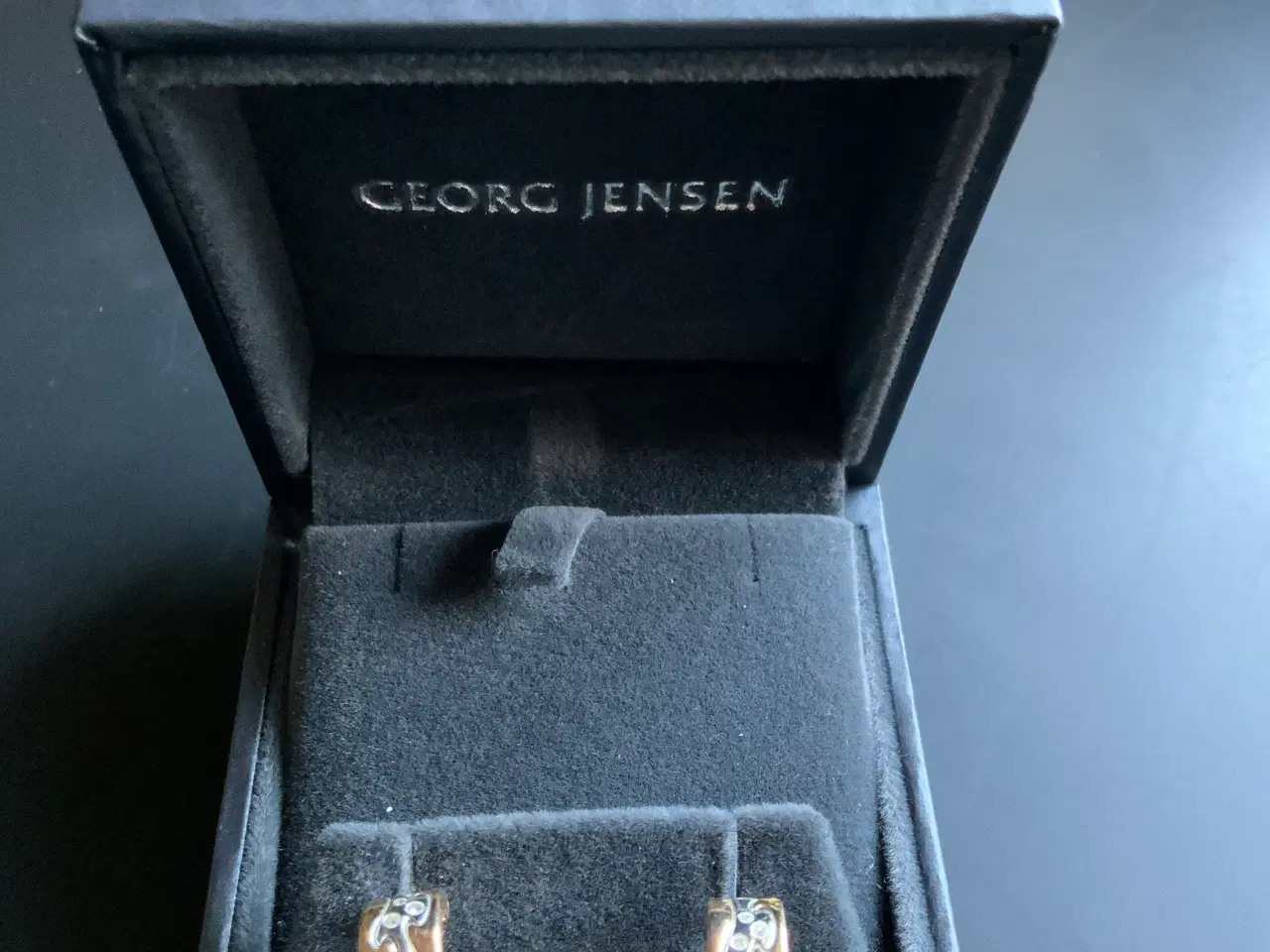 Billede 1 - Georg Jensen Fusion øreringe 18 kt med brillianter
