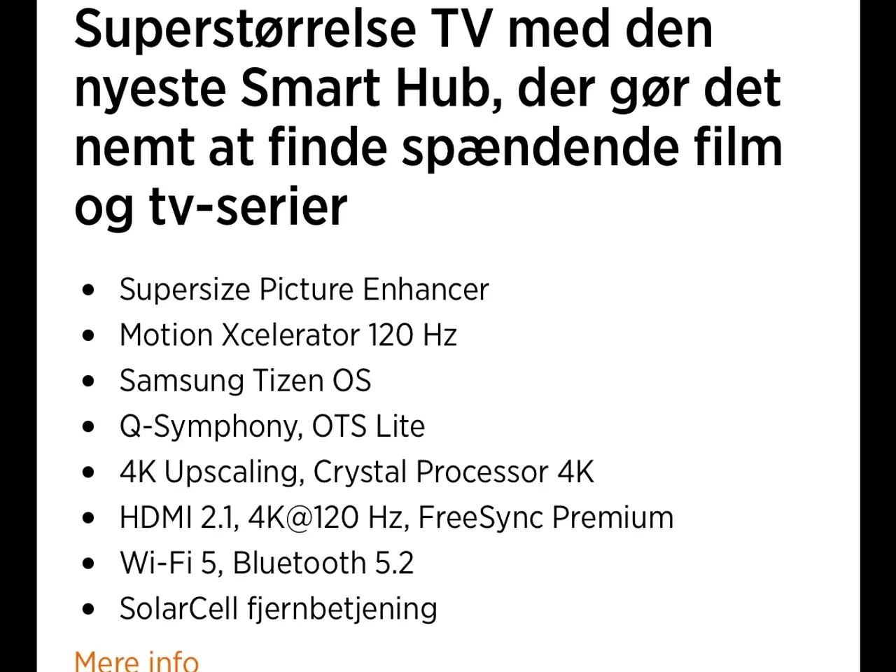 Billede 3 - 98” Samsung 4K UHD LED 