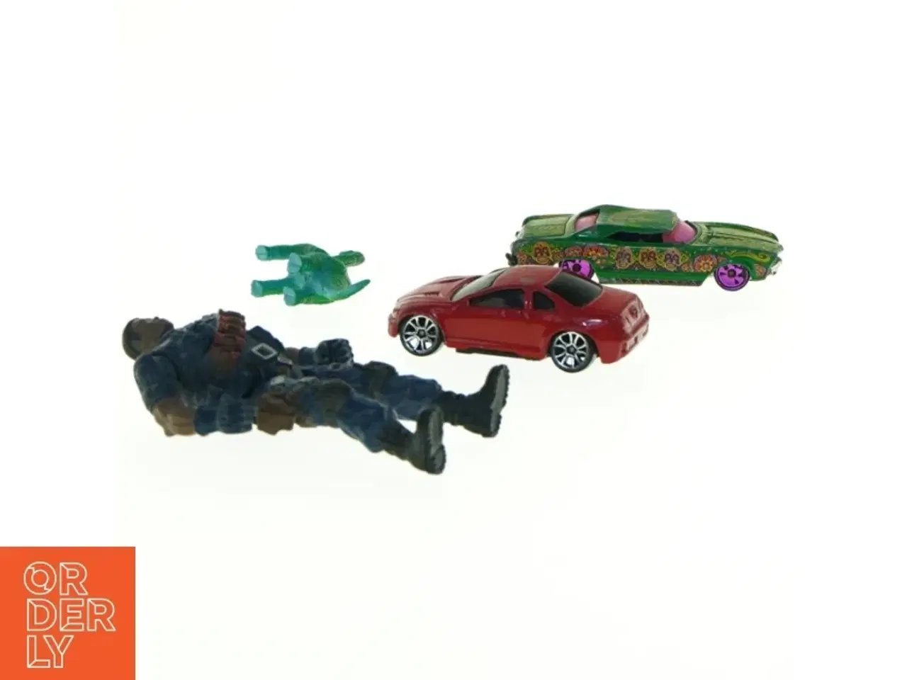 Billede 2 - Legetøjsbiler og actionfigur (str. 10 x 5 cm til 7 x, 2 cm)