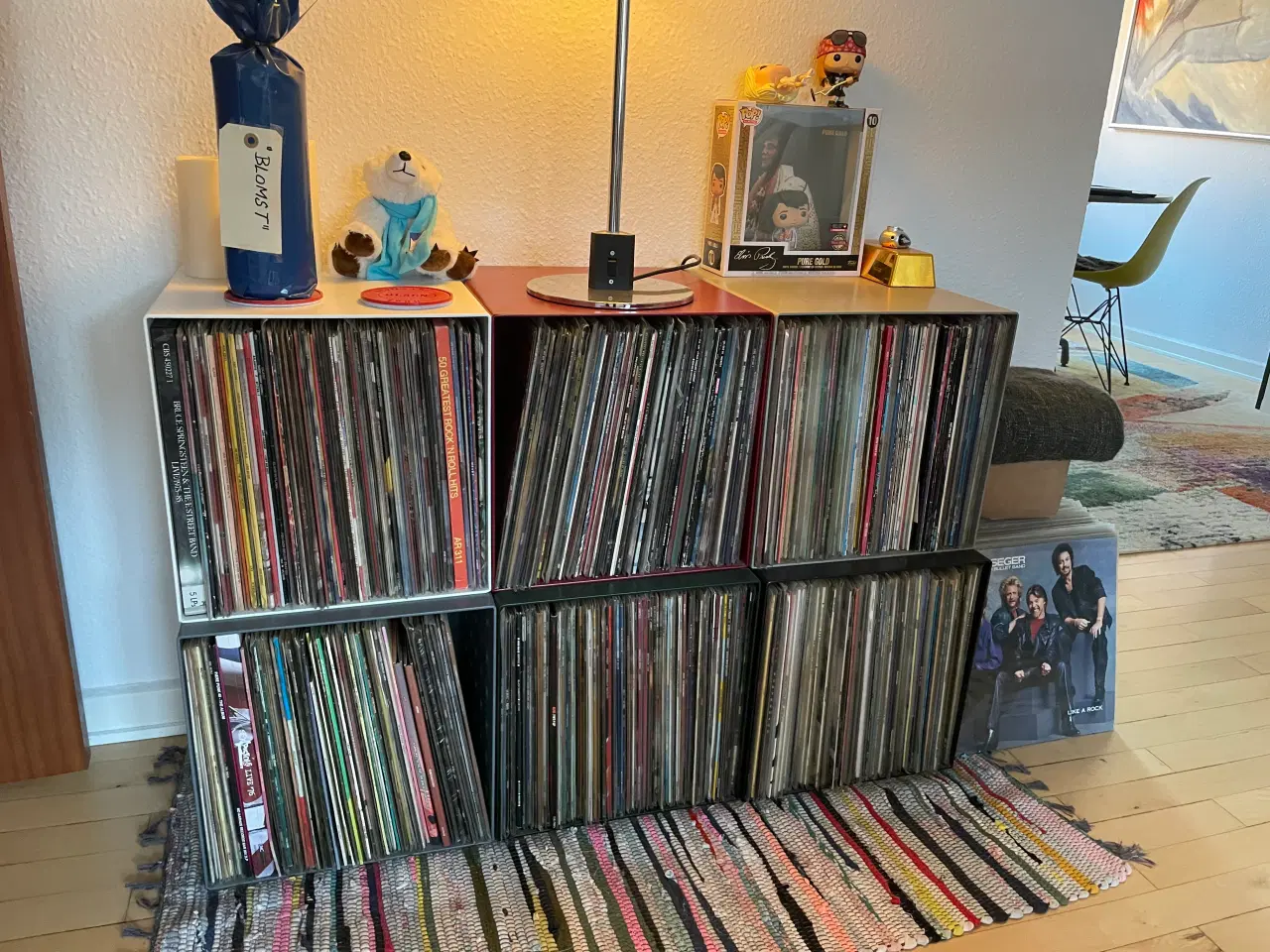 Billede 1 - Vinyl kasser i metal