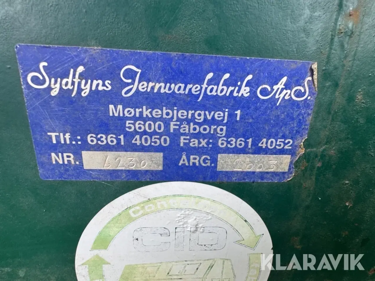 Billede 8 - Container Sydfyns Jernvarefabrik