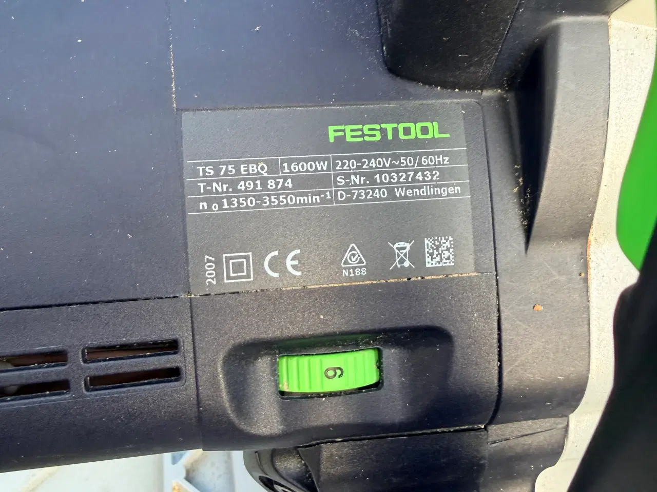 Billede 4 - Festool TS 75 EBQ Dyksav