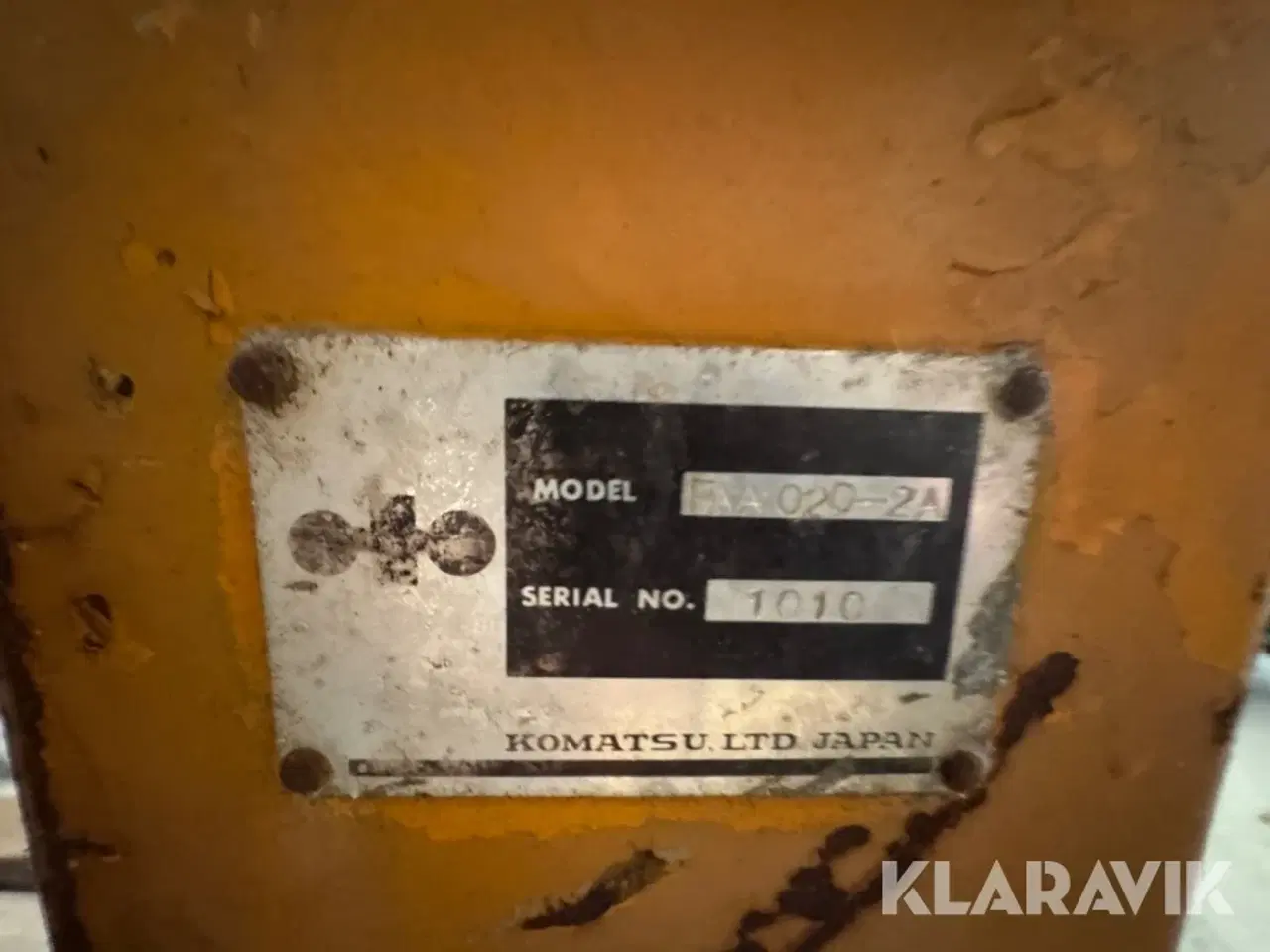 Billede 3 - Trucktårn Komatsu FAA-020-2A