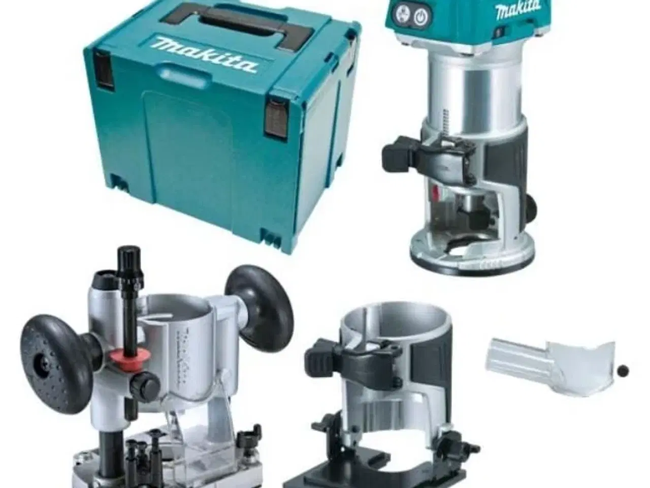 Billede 1 - Overfræser Makita DRT50ZJX2 – akku, uden batteri
