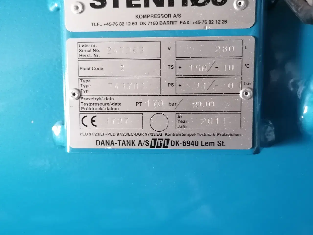 Billede 4 - Stenhøj kompressor 